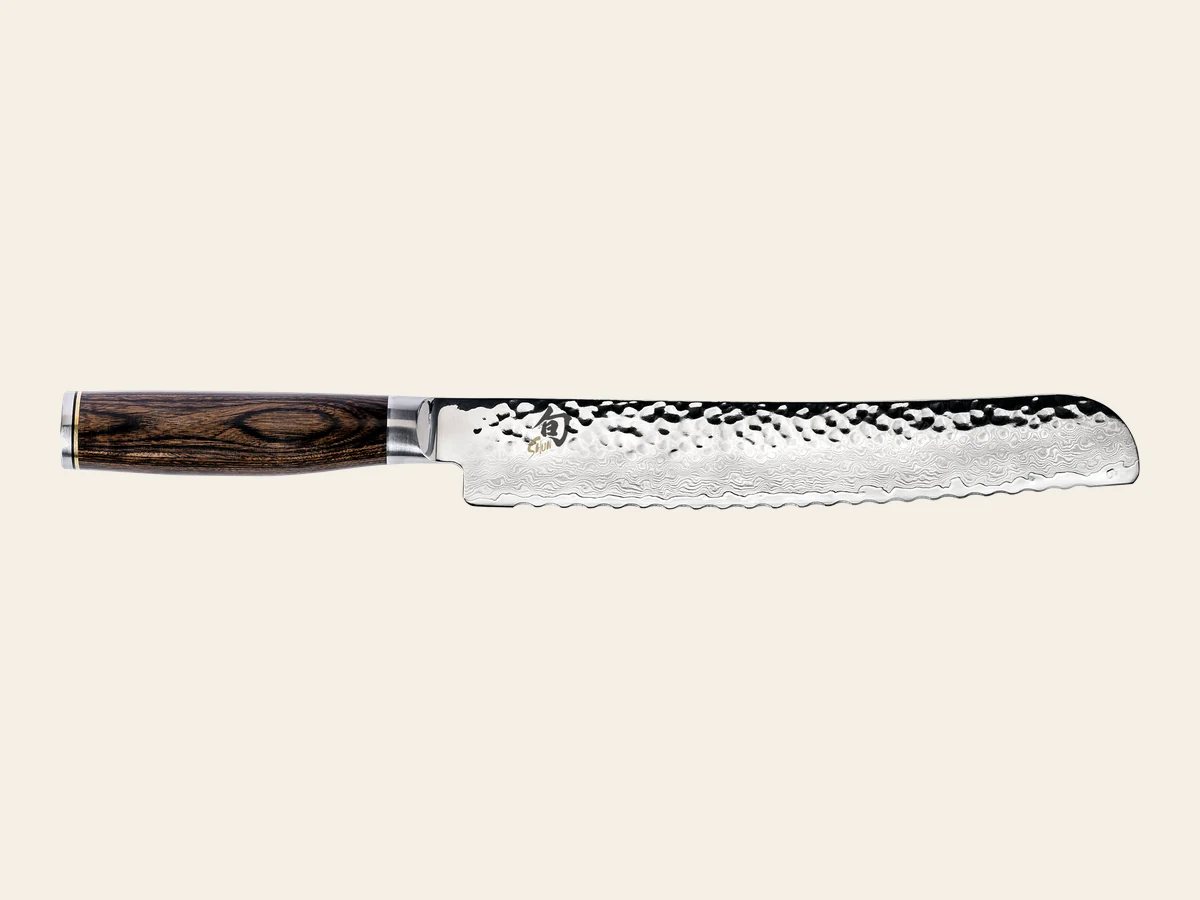 Chlebový nůž Shun Premier, 23 cm, se zoubkovanou damastovou čepelí